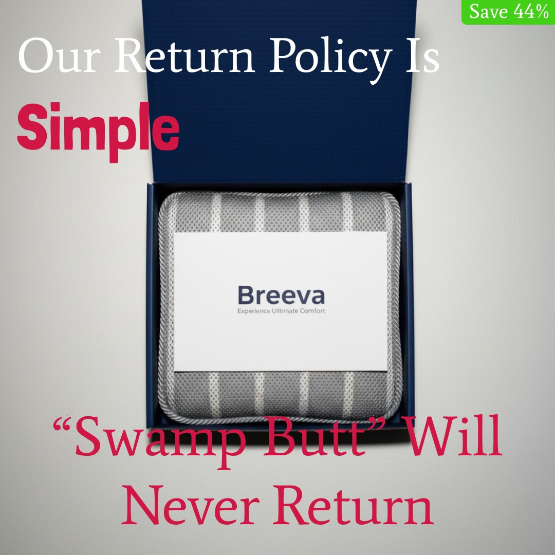 Breevå™ Breathable Seat Cushion for Hot Flushes & Office Comfort